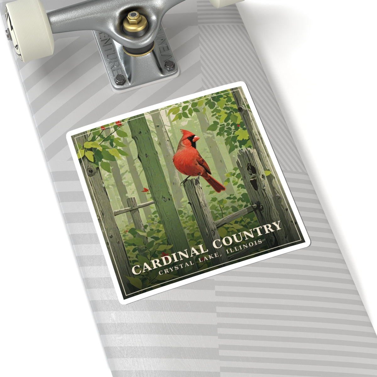 Cardinal Country - Crystal Lake Sticker | Corner & County