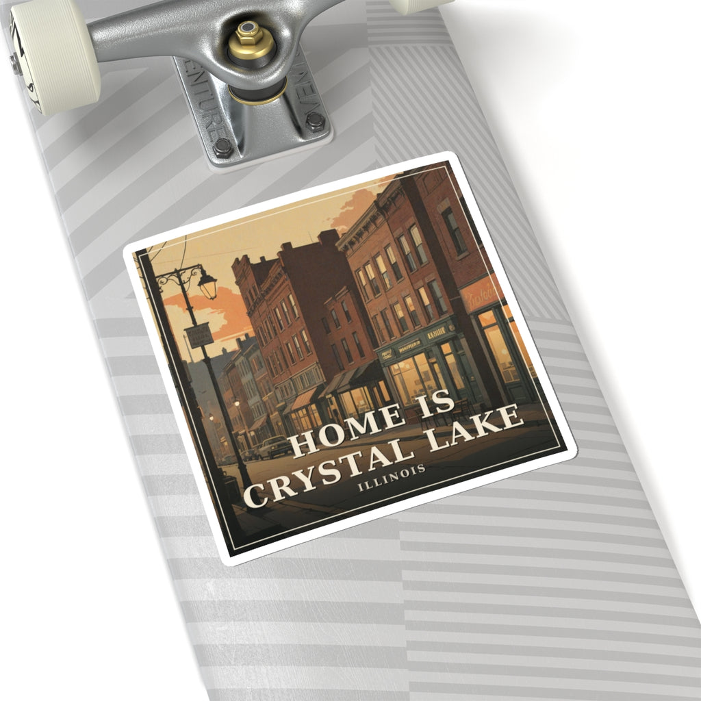 Home is Crystal Lake - Crystal Lake Sticker | Corner & County