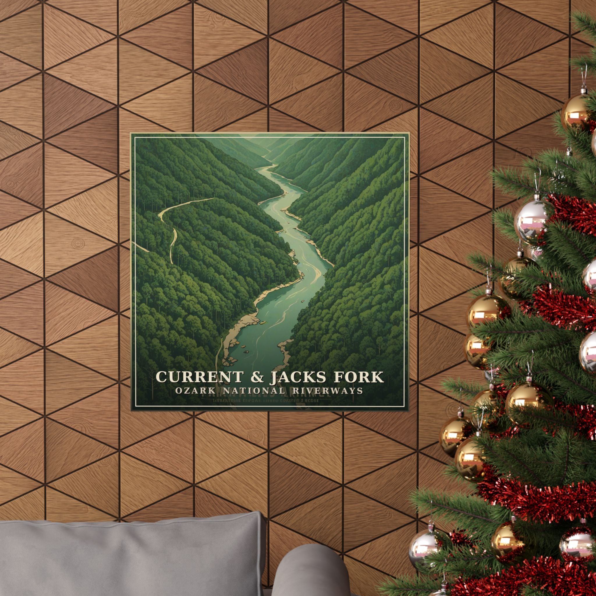 Current & Jacks Fork - The Ozarks Poster | Corner & County