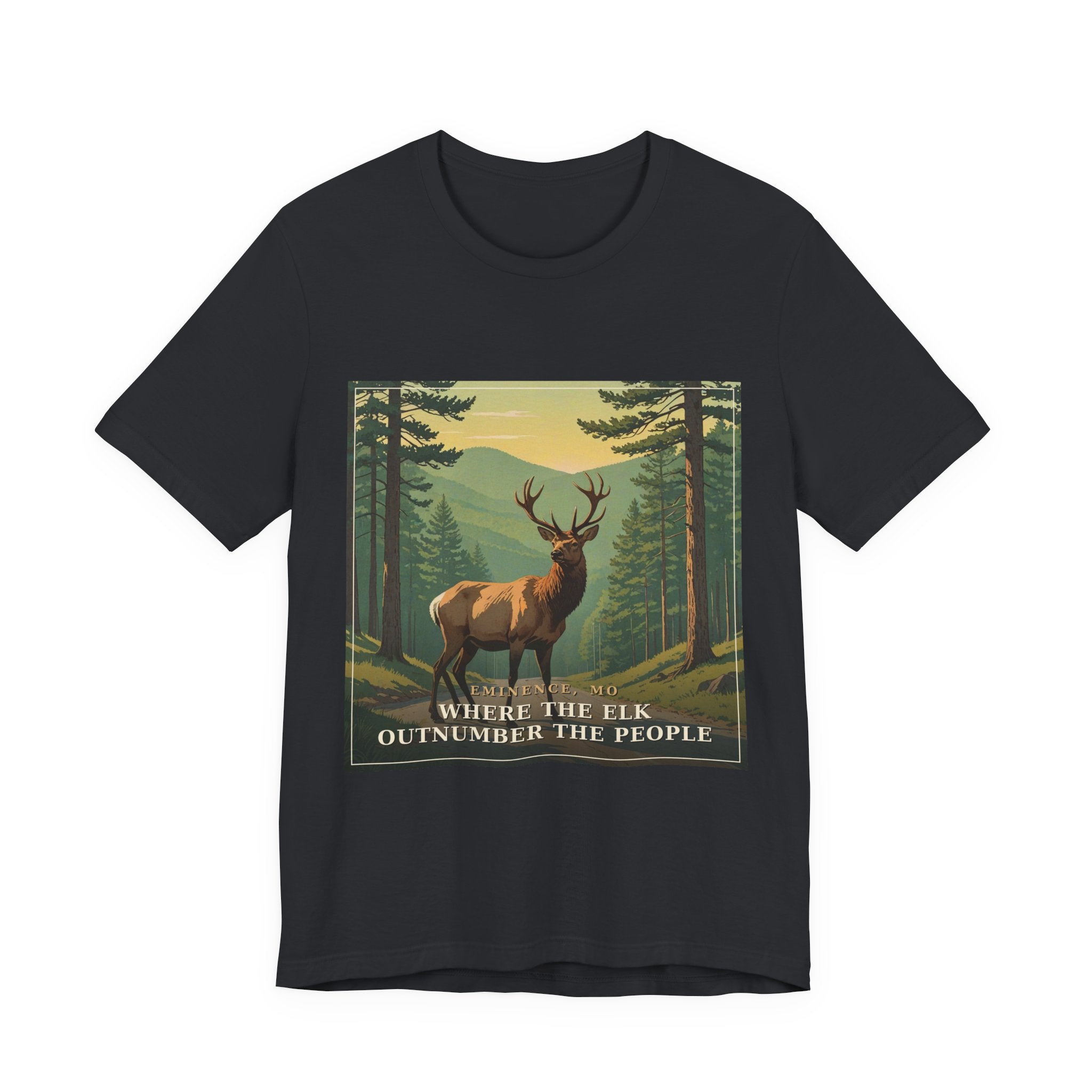 Where the Elk Outnumber the People - The Ozarks Tee | Corner & County