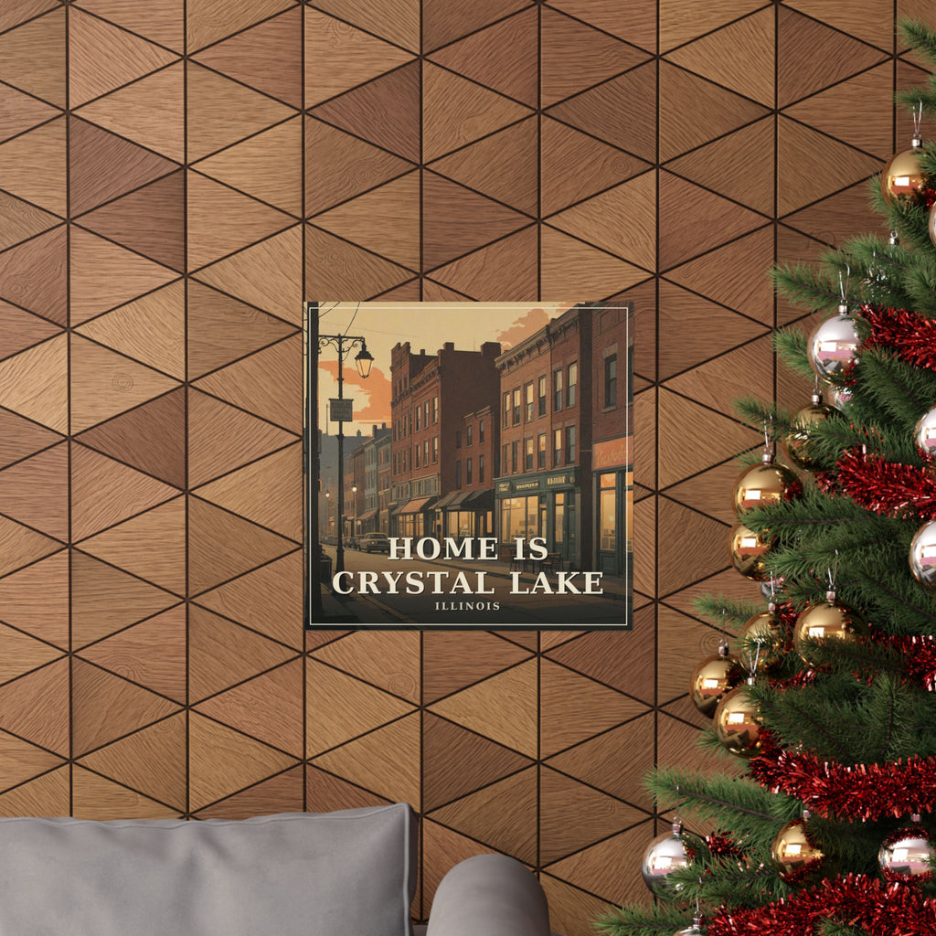 Home is Crystal Lake - Crystal Lake Poster | Corner & County