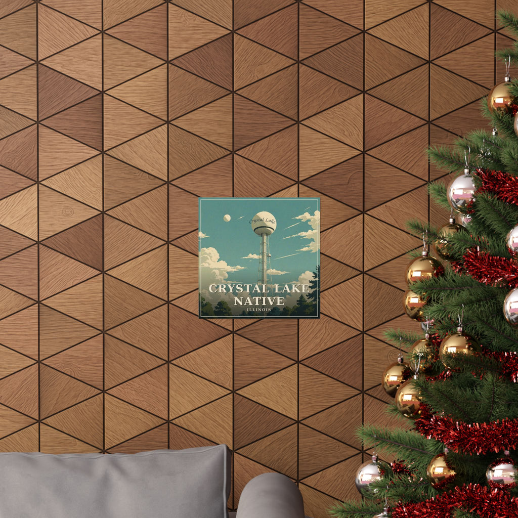 Crystal Lake Native - Crystal Lake Poster | Corner & County