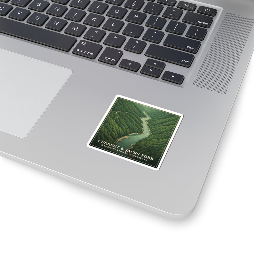 Current & Jacks Fork - The Ozarks Sticker | Corner & County