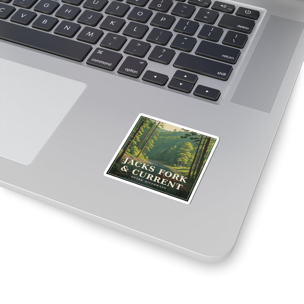 Jacks Fork & Current - The Ozarks Sticker | Corner & County