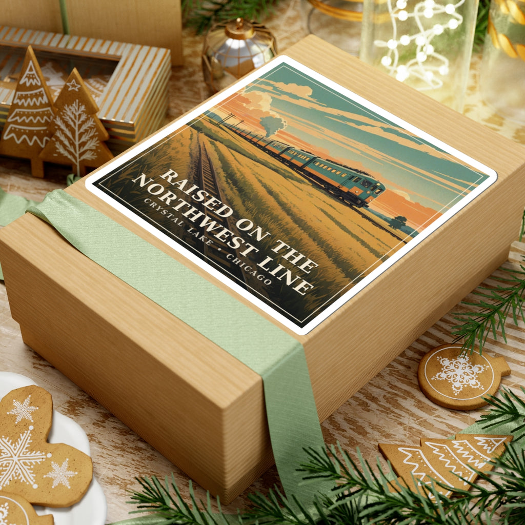 Raised on the Northwest Line - Crystal Lake Sticker | Corner & County