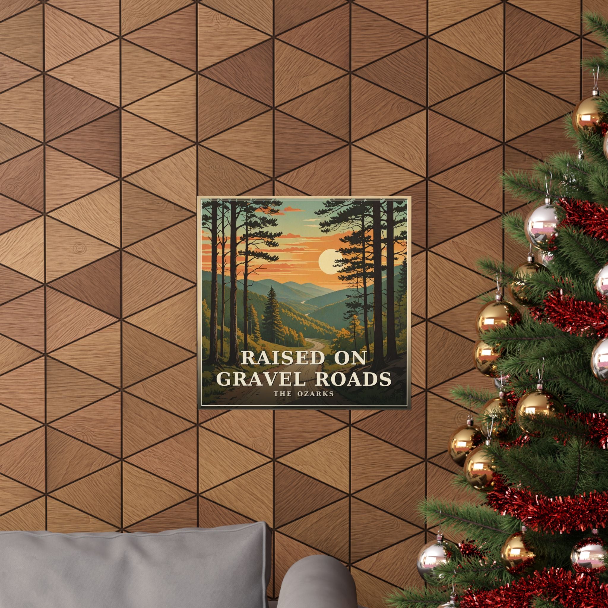 Raised on Gravel Roads - The Ozarks Poster | Corner & County