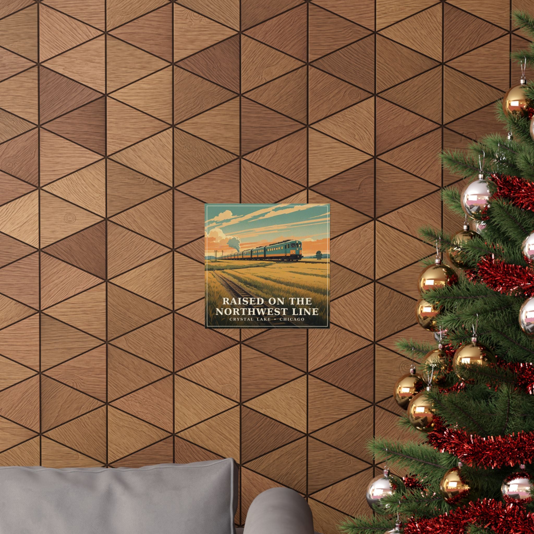 Raised on the Northwest Line - Crystal Lake Poster | Corner & County