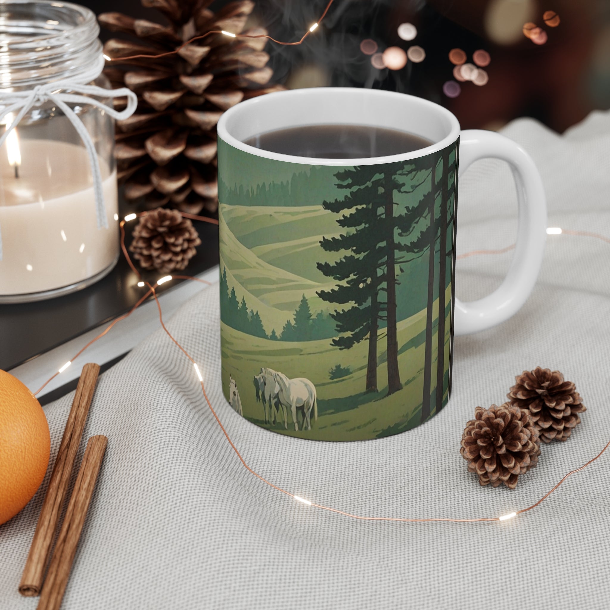 Wild Horses of Shannon County - The Ozarks Mug | Corner & County
