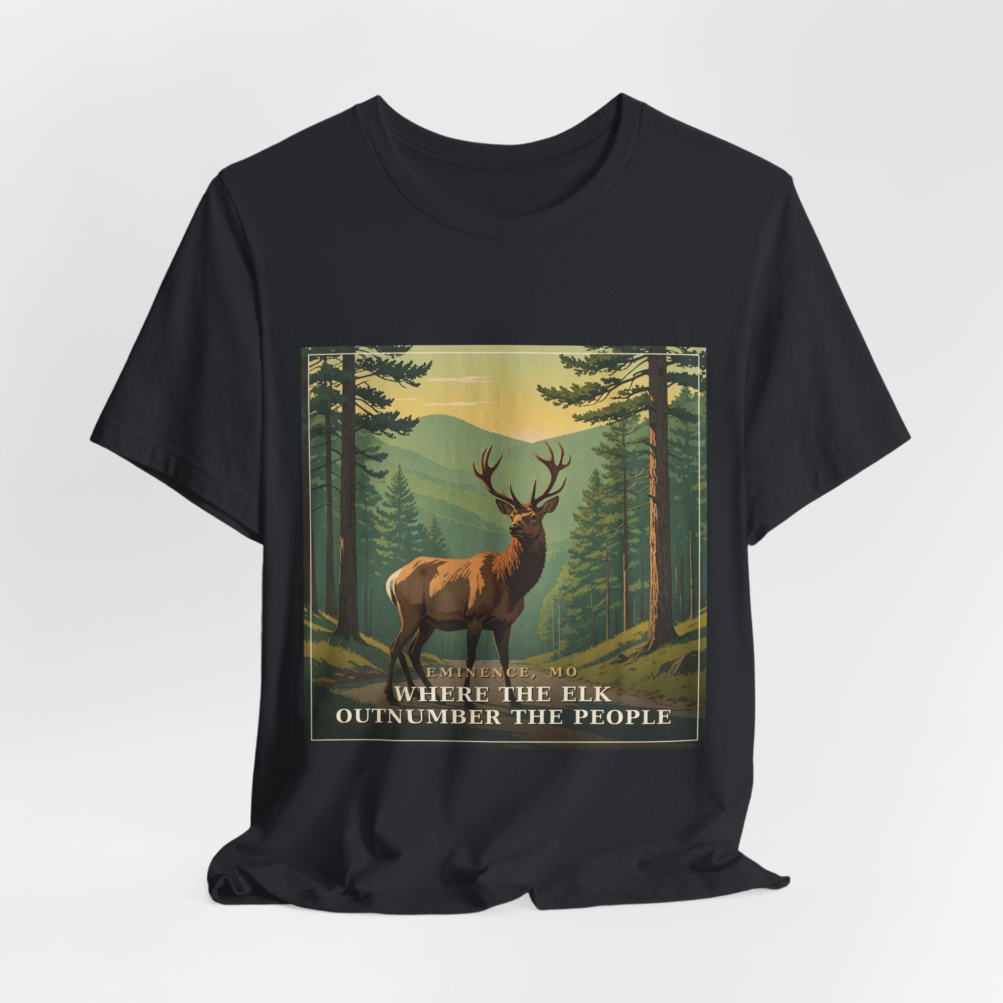 Where the Elk Outnumber the People - The Ozarks Tee | Corner & County