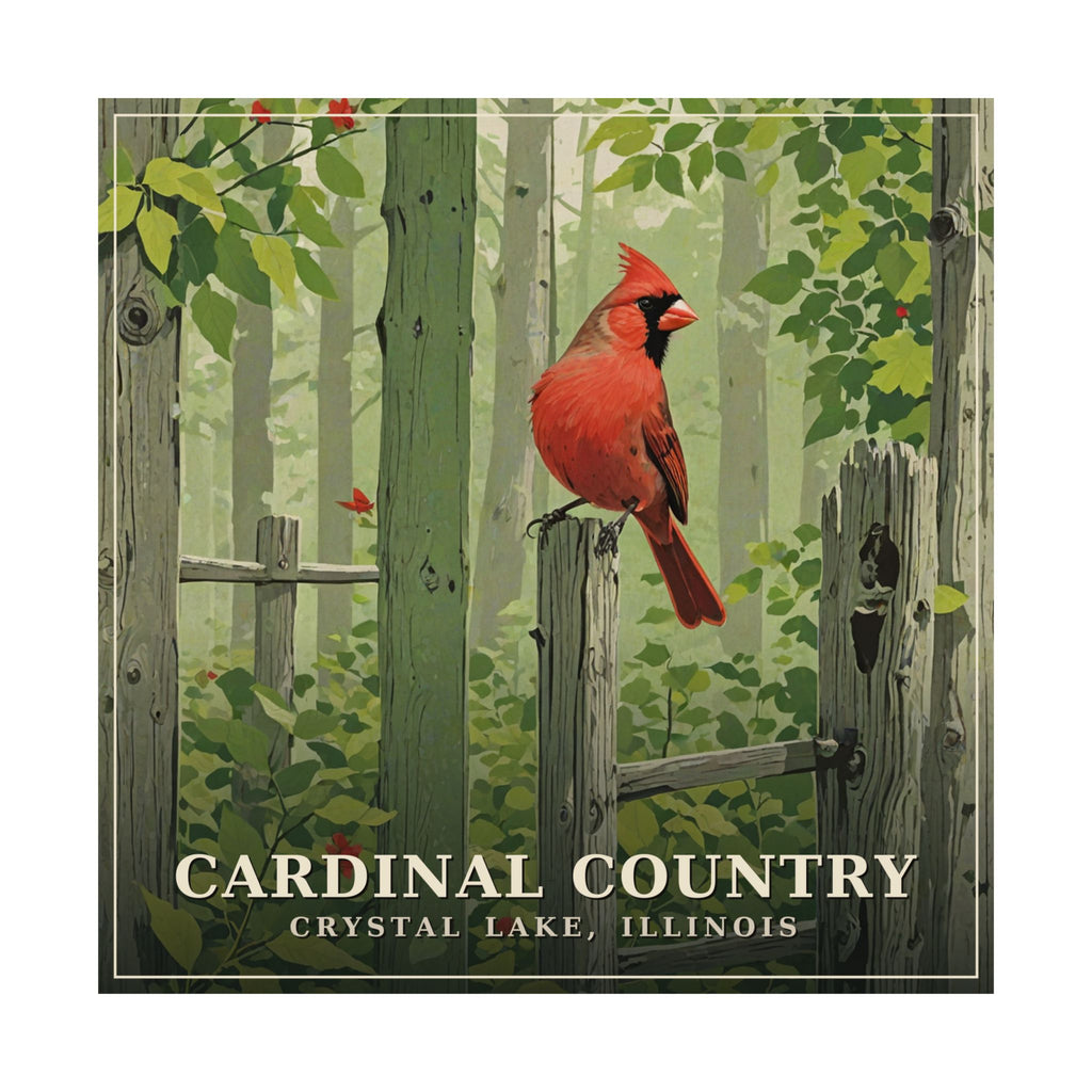 Cardinal Country - Crystal Lake Poster | Corner & County