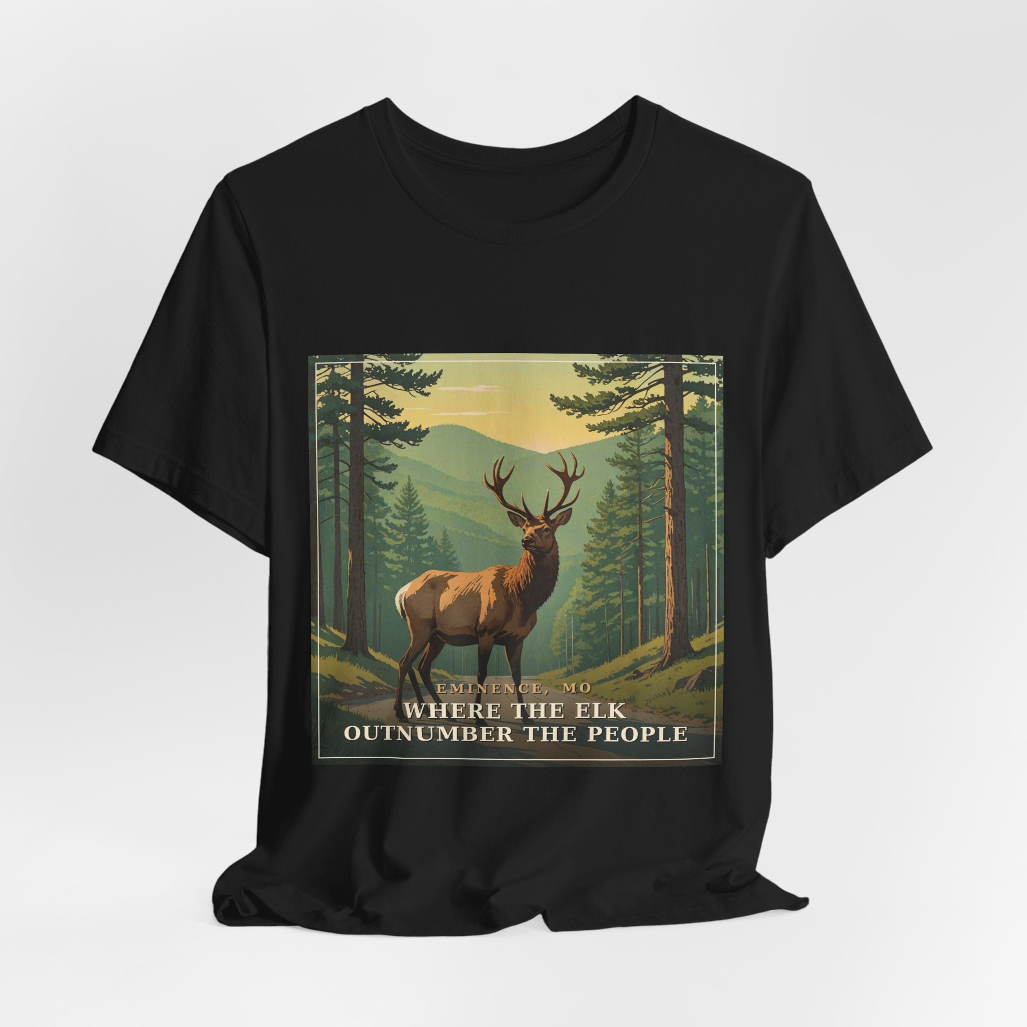 Where the Elk Outnumber the People - The Ozarks Tee | Corner & County