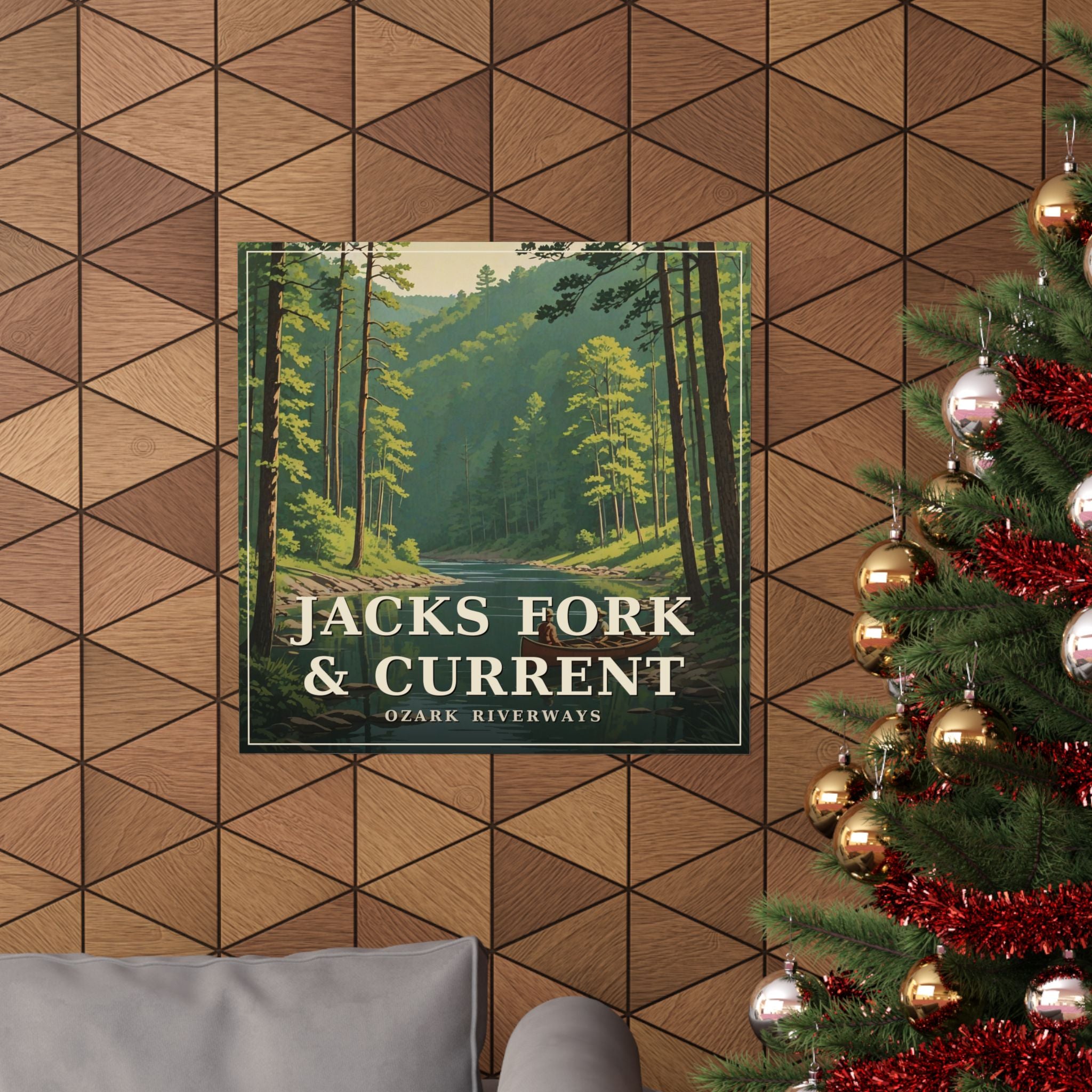 Jacks Fork & Current - The Ozarks Poster | Corner & County