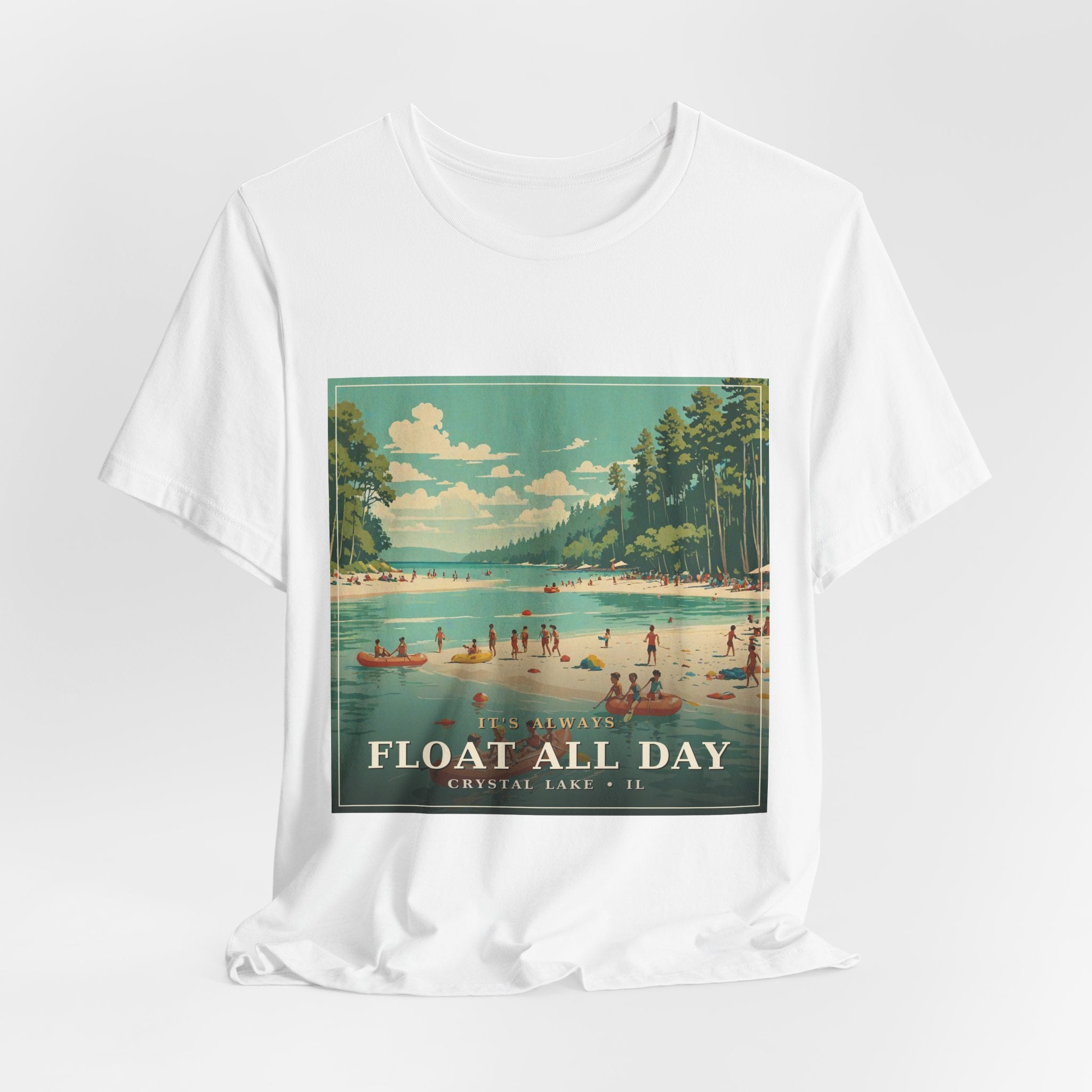 Float All Day - Crystal Lake Tee | Corner & County
