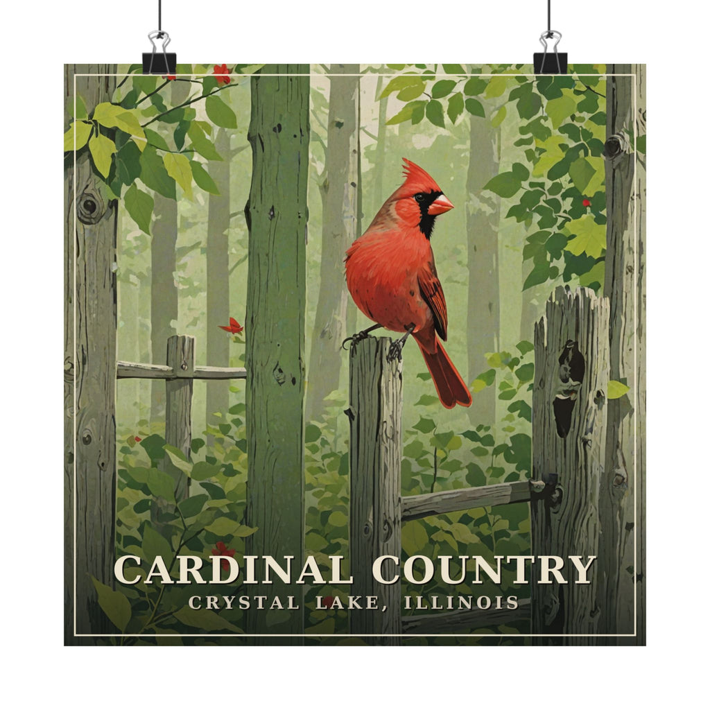Cardinal Country - Crystal Lake Poster | Corner & County