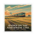 Raised on the Northwest Line - Crystal Lake Sticker | Corner & County
