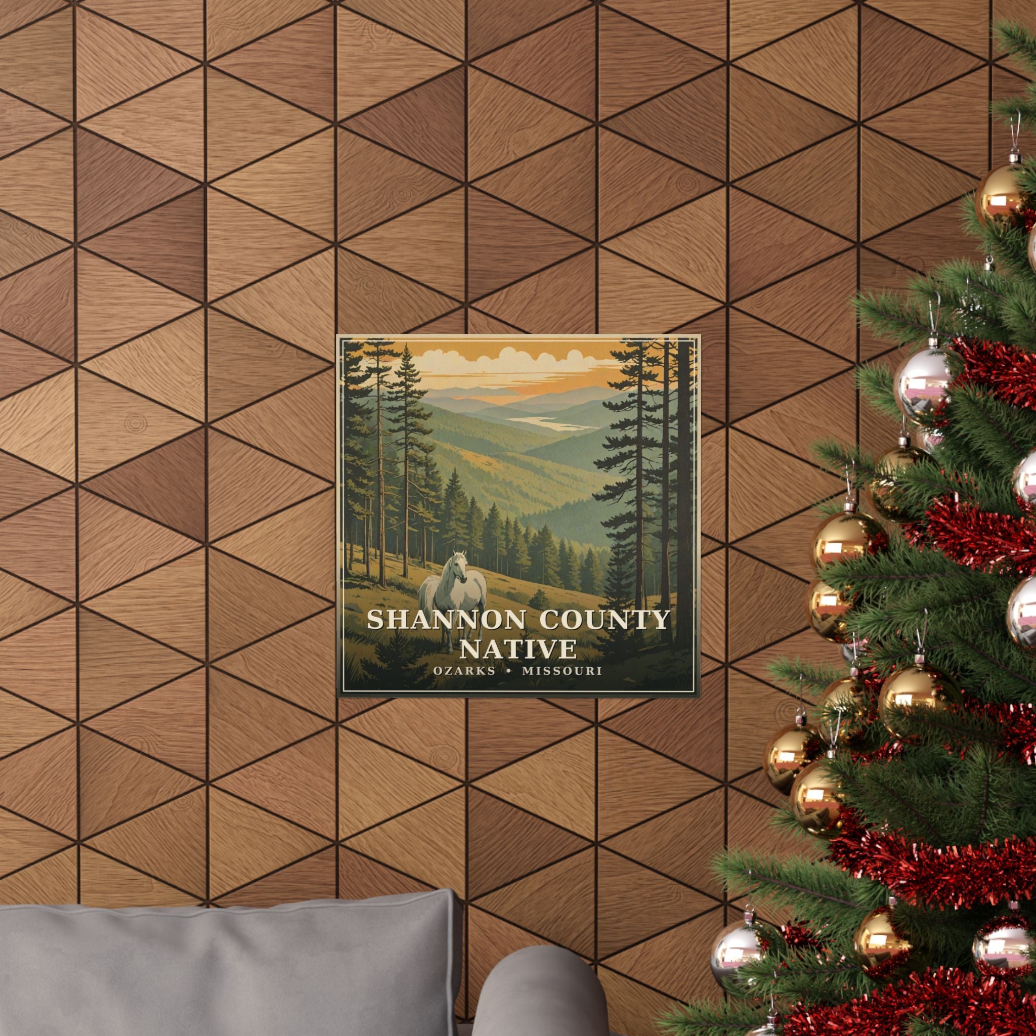 Shannon County Native - The Ozarks Poster | Corner & County