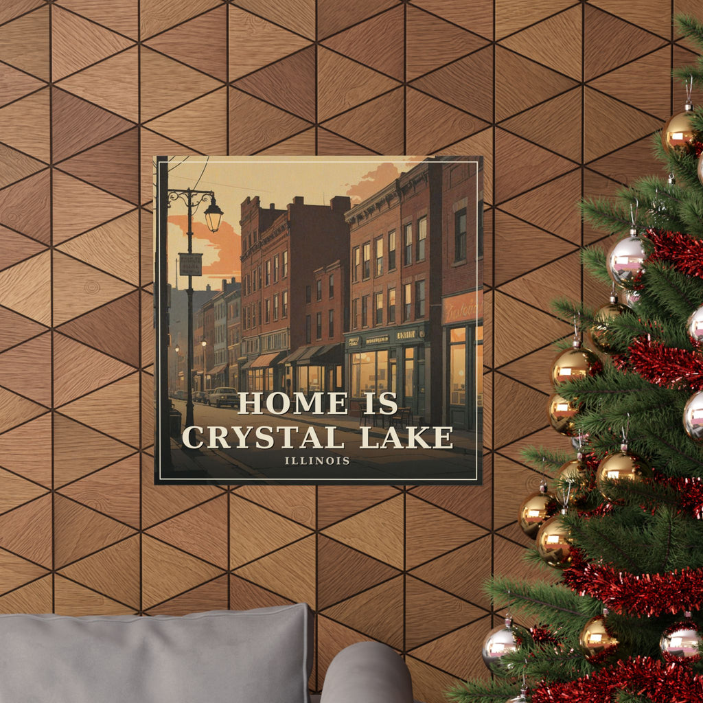 Home is Crystal Lake - Crystal Lake Poster | Corner & County