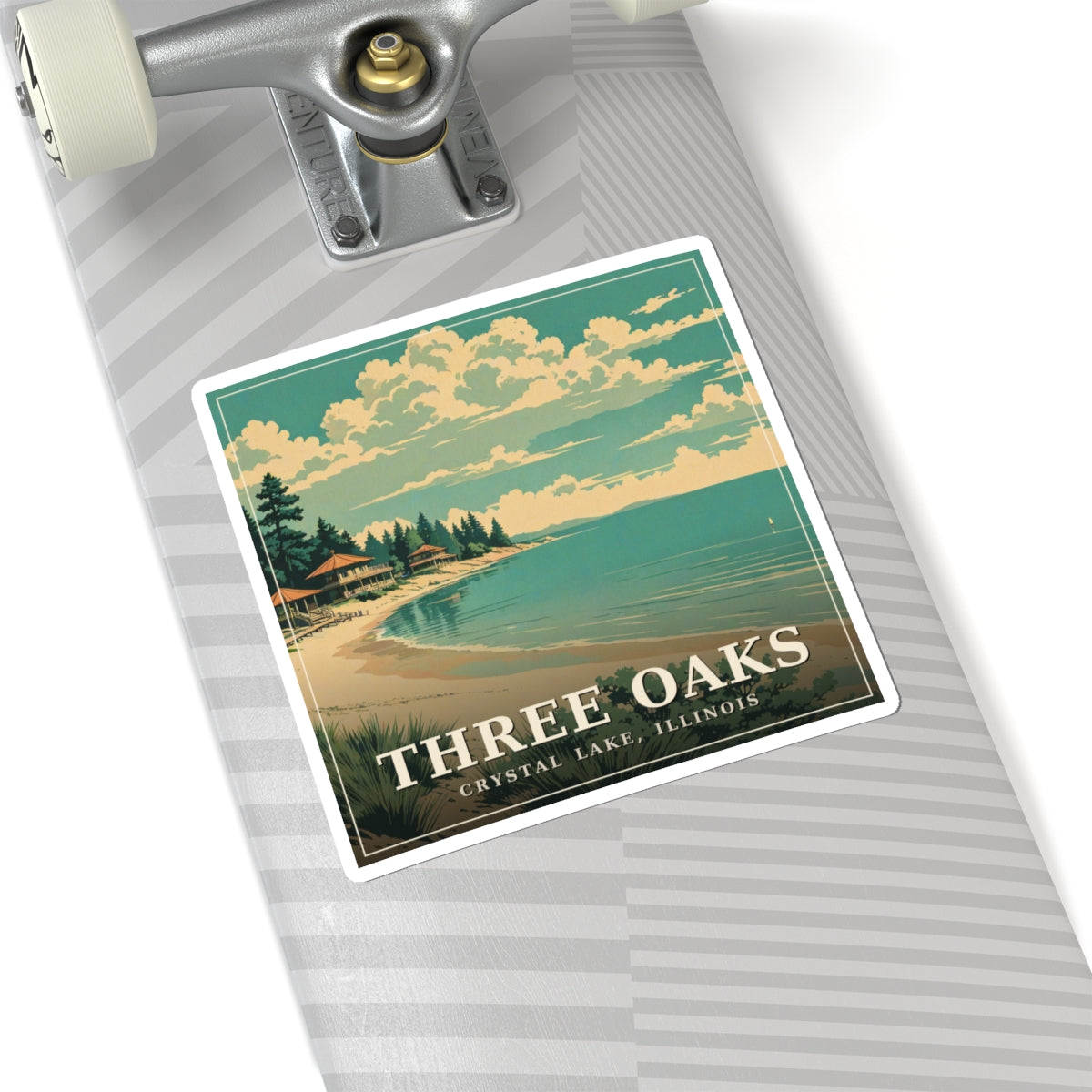 Three Oaks - Crystal Lake Sticker | Corner & County