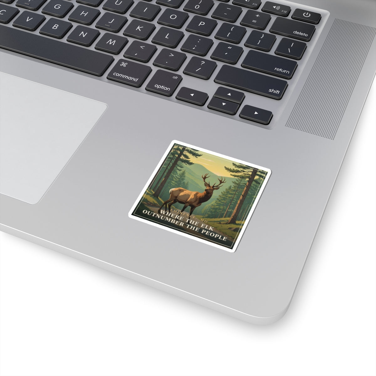 Where the Elk Outnumber the People - The Ozarks Sticker | Corner & County