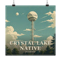 Crystal Lake Native - Crystal Lake Poster | Corner & County