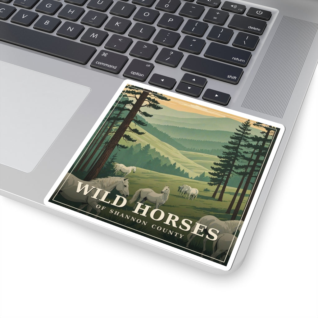 Wild Horses of Shannon County - The Ozarks Sticker | Corner & County