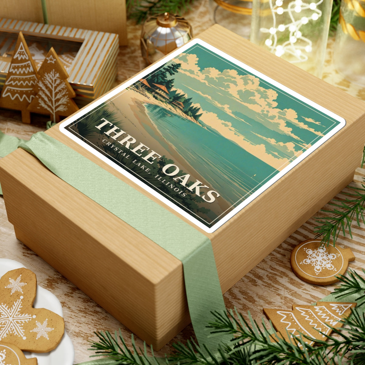 Three Oaks - Crystal Lake Sticker | Corner & County