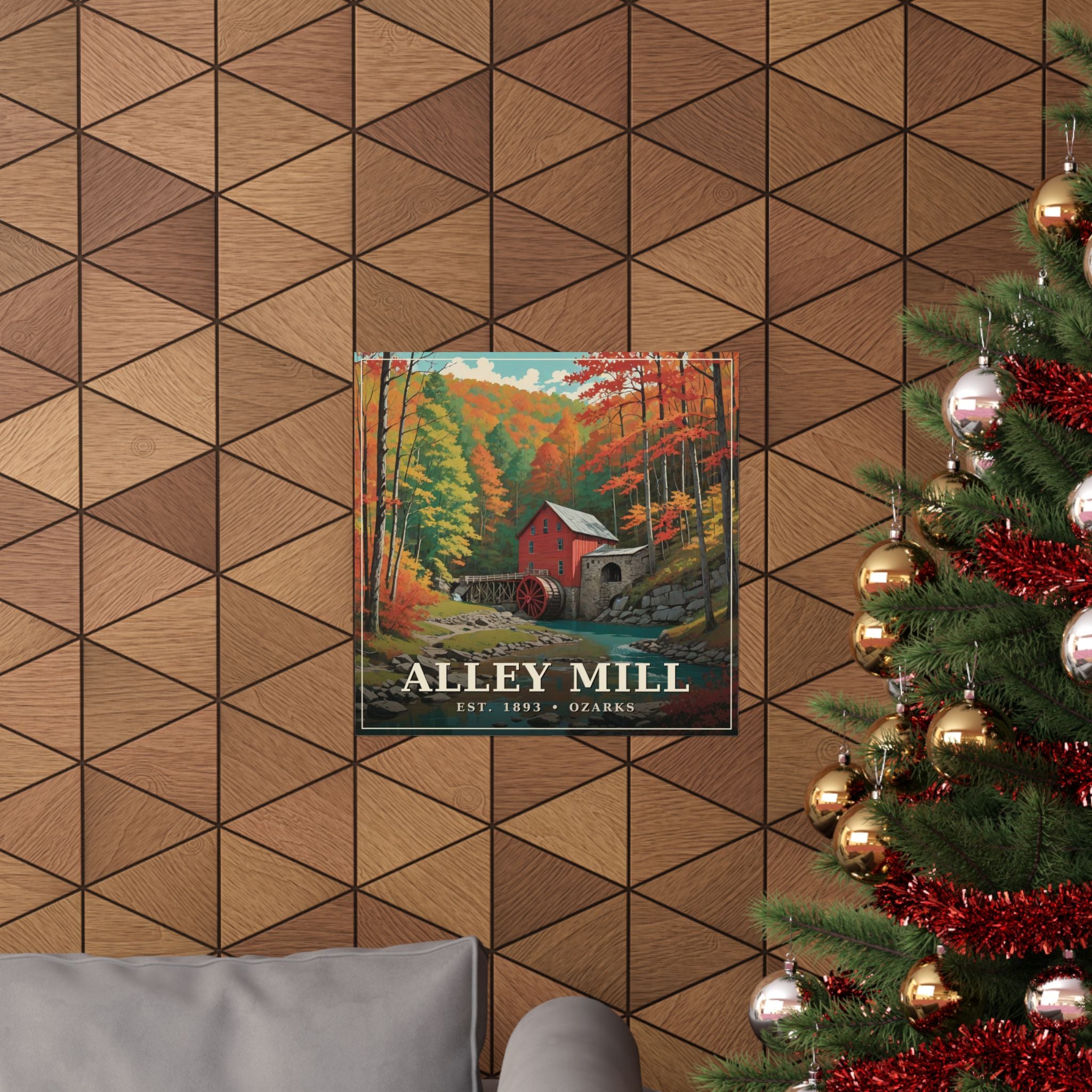Alley Mill - The Ozarks Poster | Corner & County