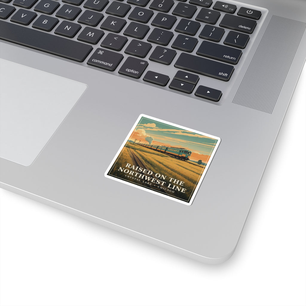 Raised on the Northwest Line - Crystal Lake Sticker | Corner & County