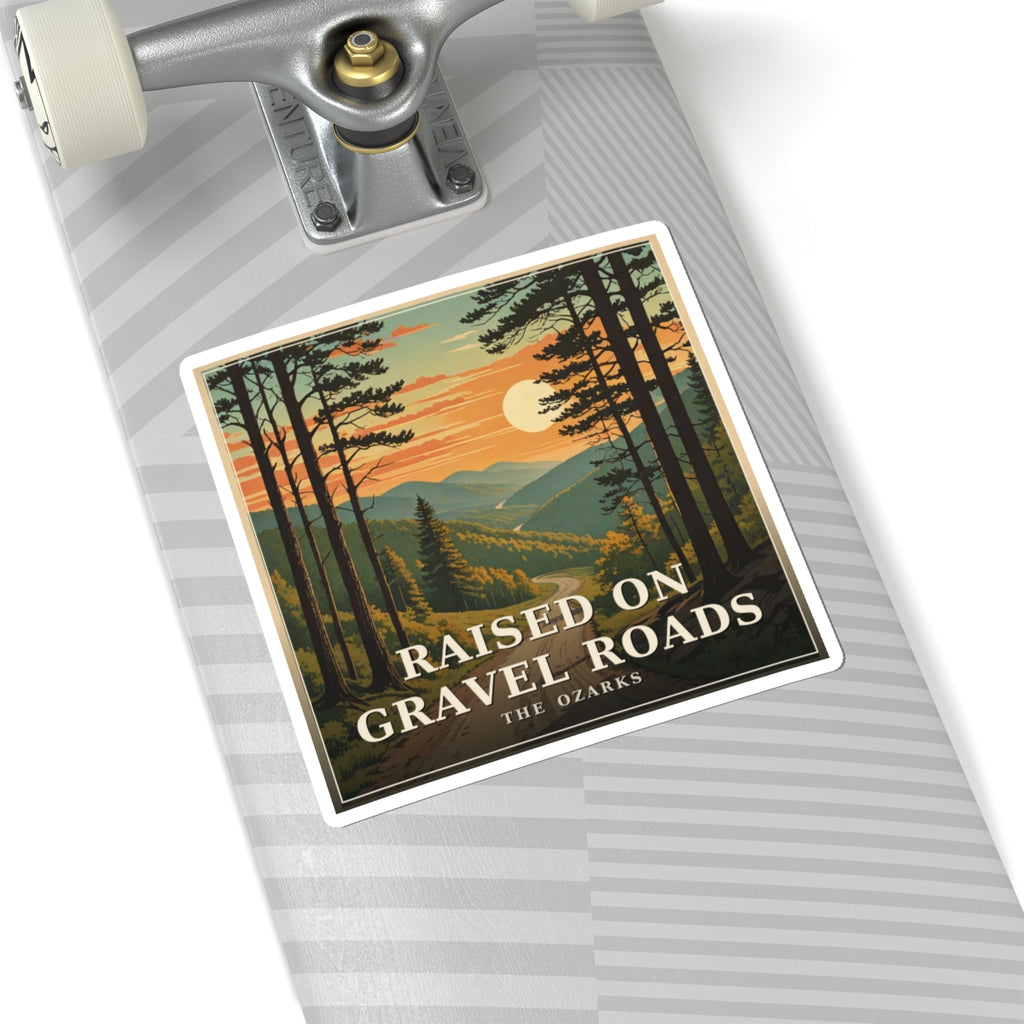 Raised on Gravel Roads - The Ozarks Sticker | Corner & County