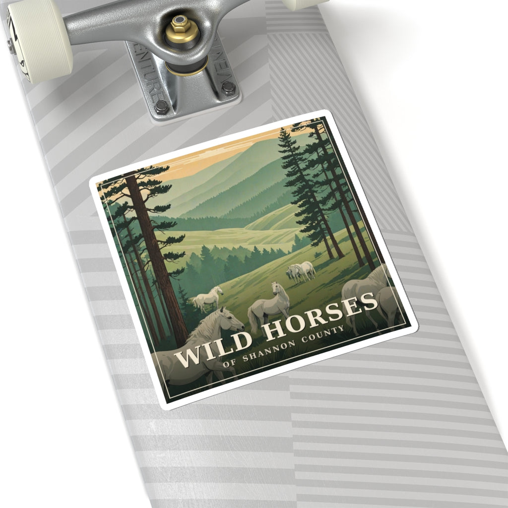 Wild Horses of Shannon County - The Ozarks Sticker | Corner & County