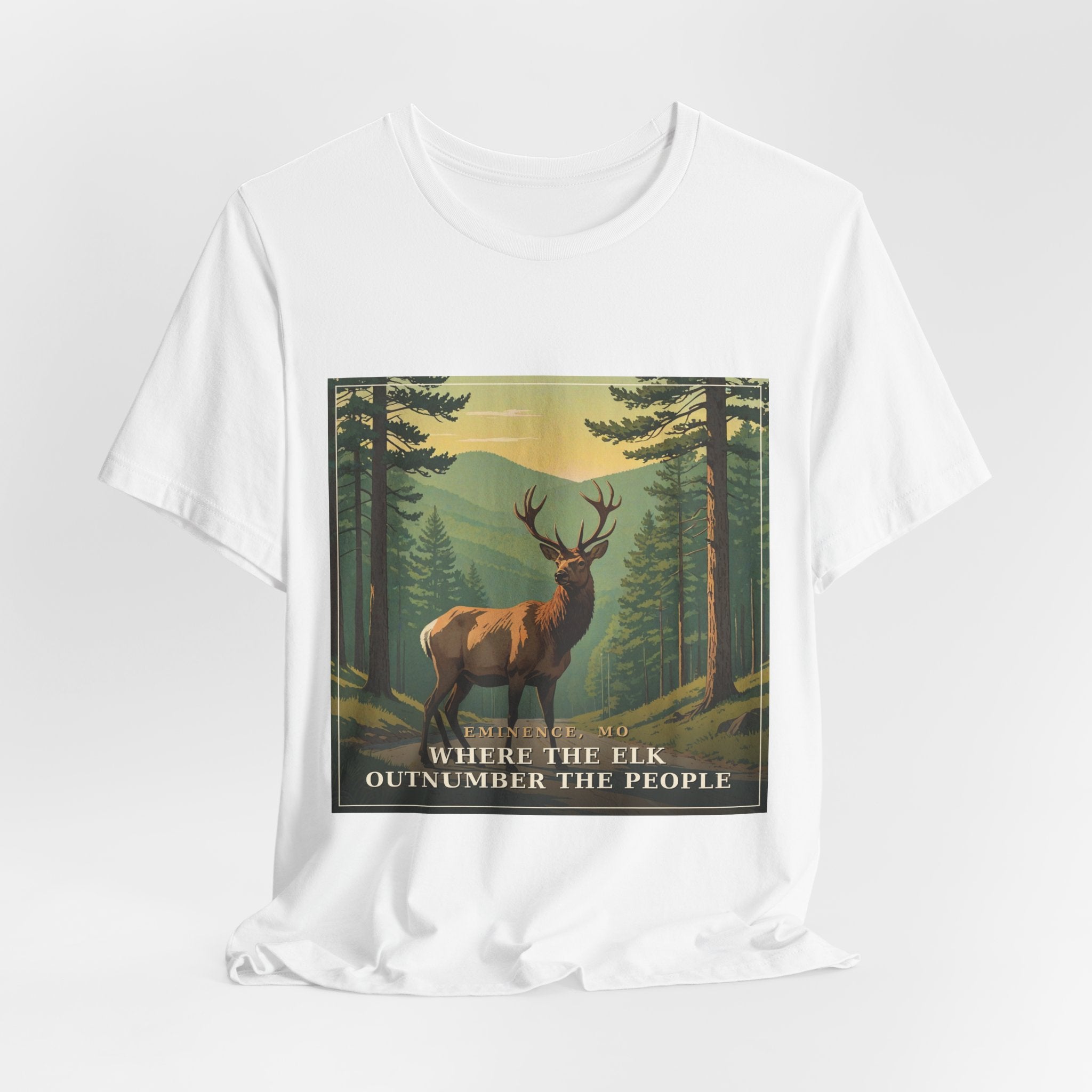 Where the Elk Outnumber the People - The Ozarks Tee | Corner & County