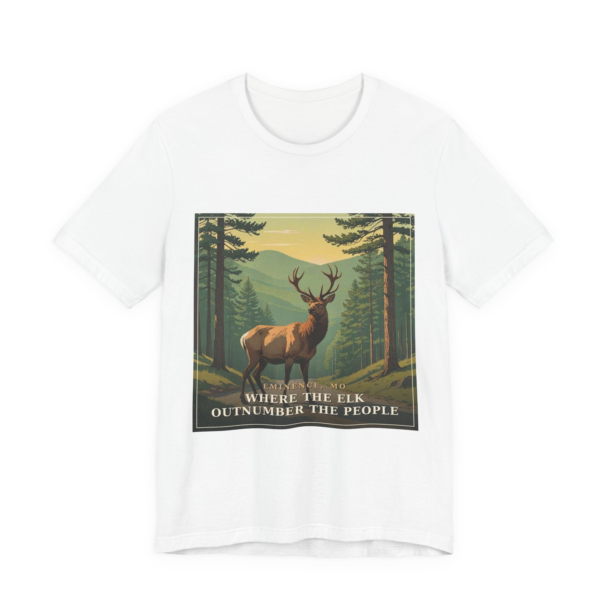Where the Elk Outnumber the People - The Ozarks Tee | Corner & County