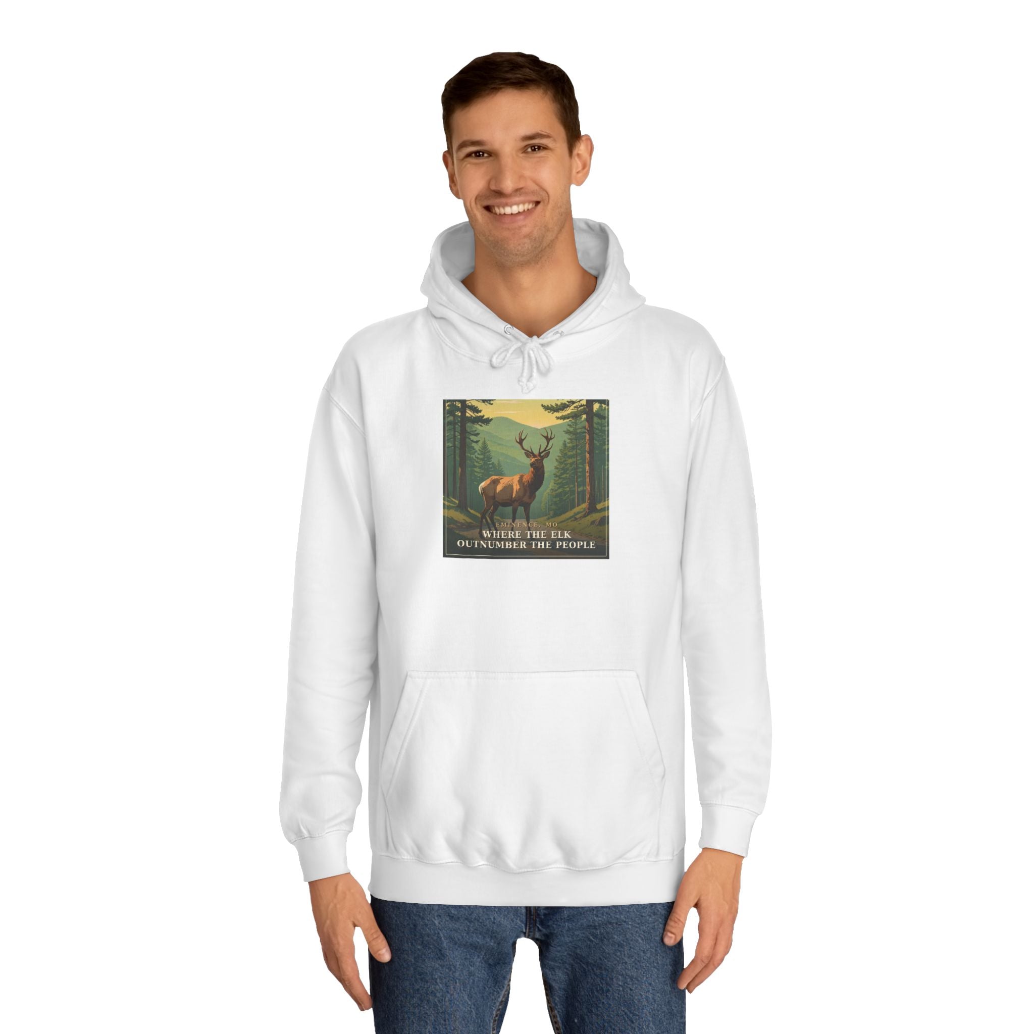 Where the Elk Outnumber the People - The Ozarks Hoodie | Corner & County