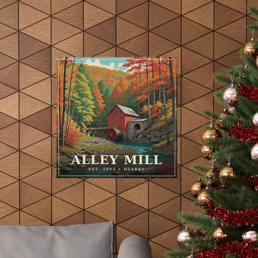 Alley Mill - The Ozarks Poster | Corner & County