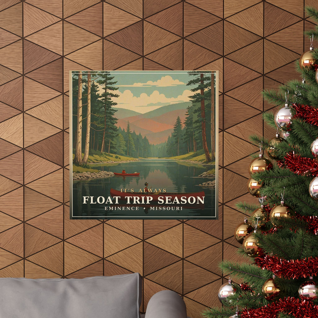 Float Trip Season - The Ozarks Poster | Corner & County