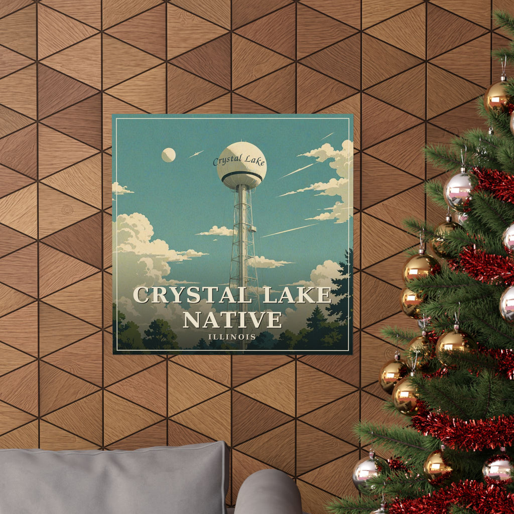 Crystal Lake Native - Crystal Lake Poster | Corner & County