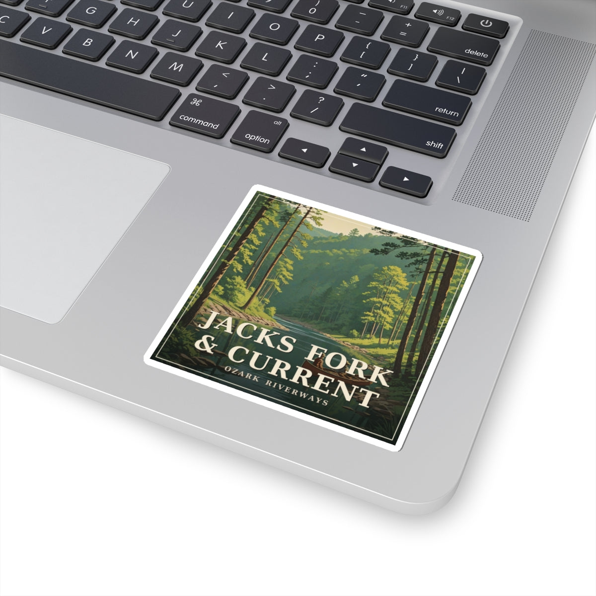 Jacks Fork & Current - The Ozarks Sticker | Corner & County
