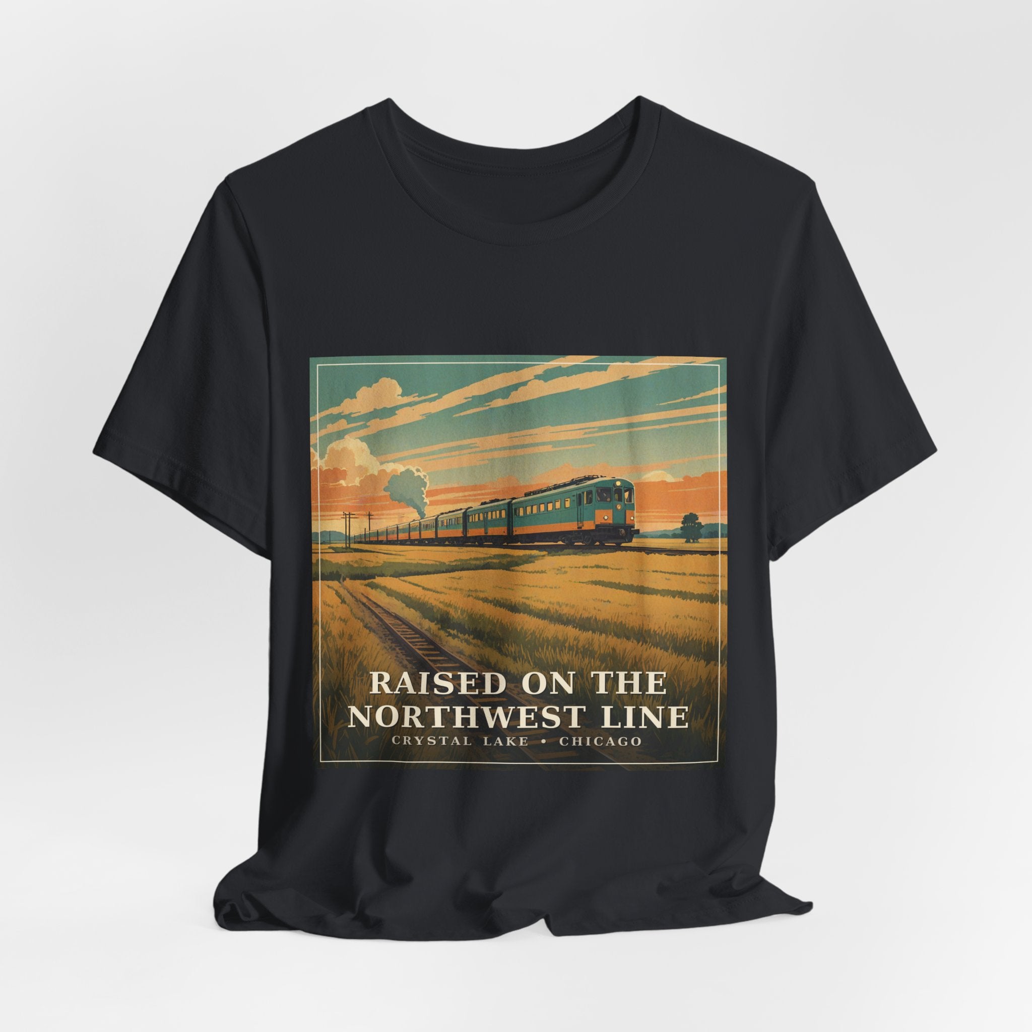 Raised on the Northwest Line - Crystal Lake Tee | Corner & County