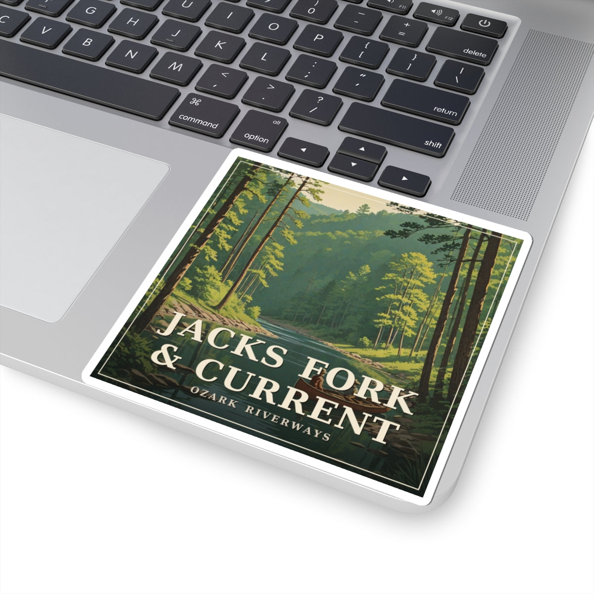 Jacks Fork & Current - The Ozarks Sticker | Corner & County