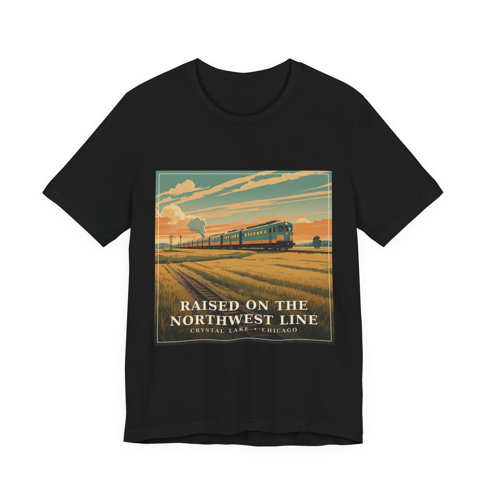 Raised on the Northwest Line - Crystal Lake Tee | Corner & County