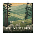 Wild Horses of Shannon County - The Ozarks Poster | Corner & County