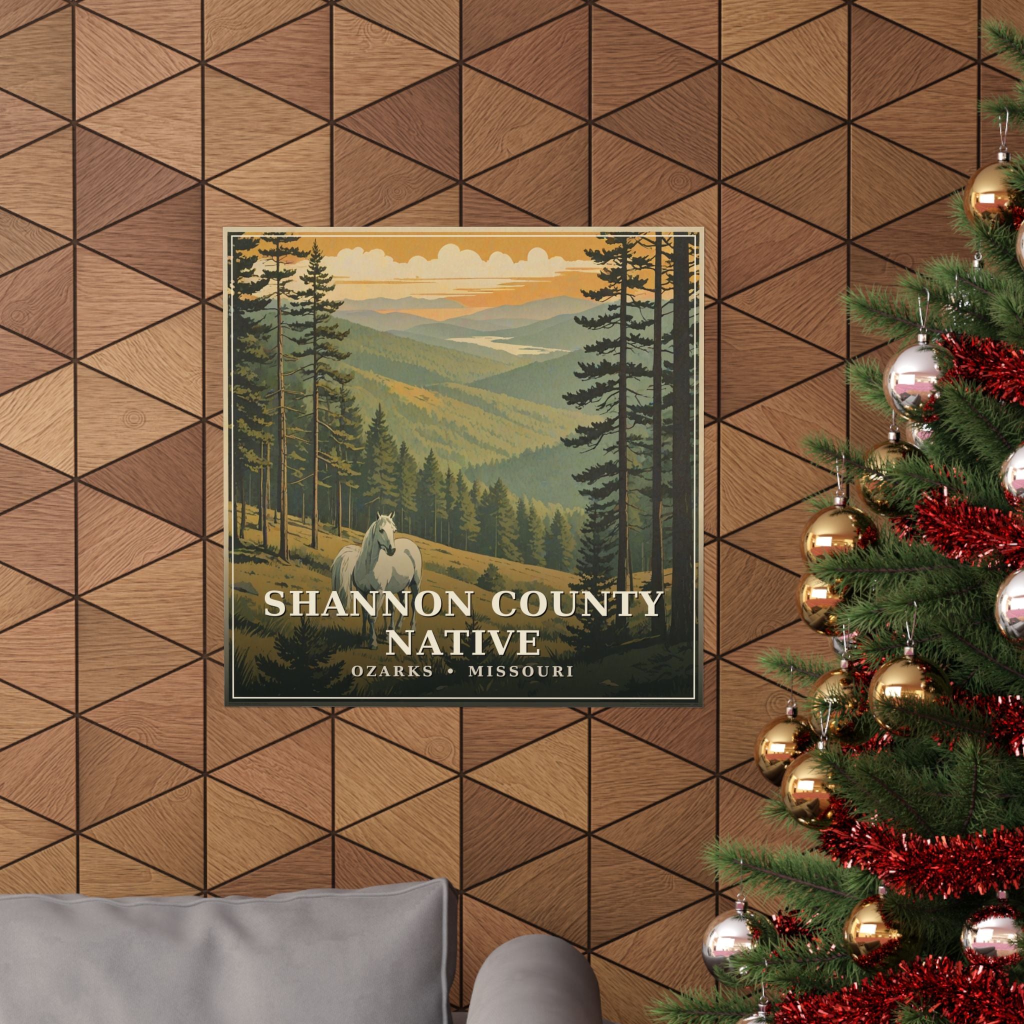 Shannon County Native - The Ozarks Poster | Corner & County