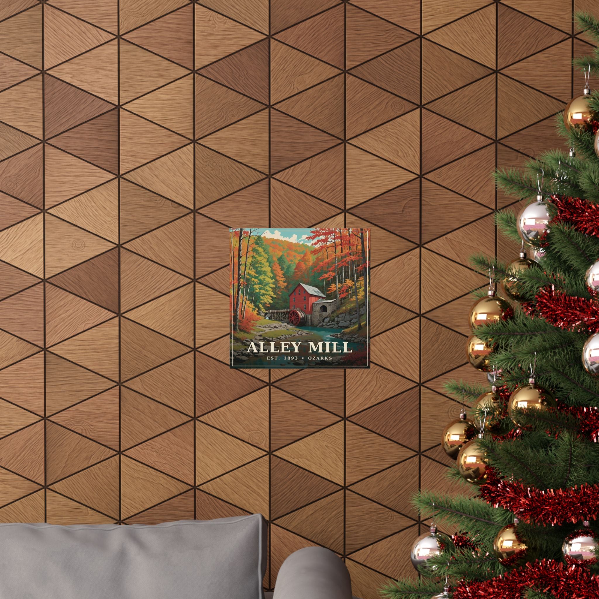 Alley Mill - The Ozarks Poster | Corner & County