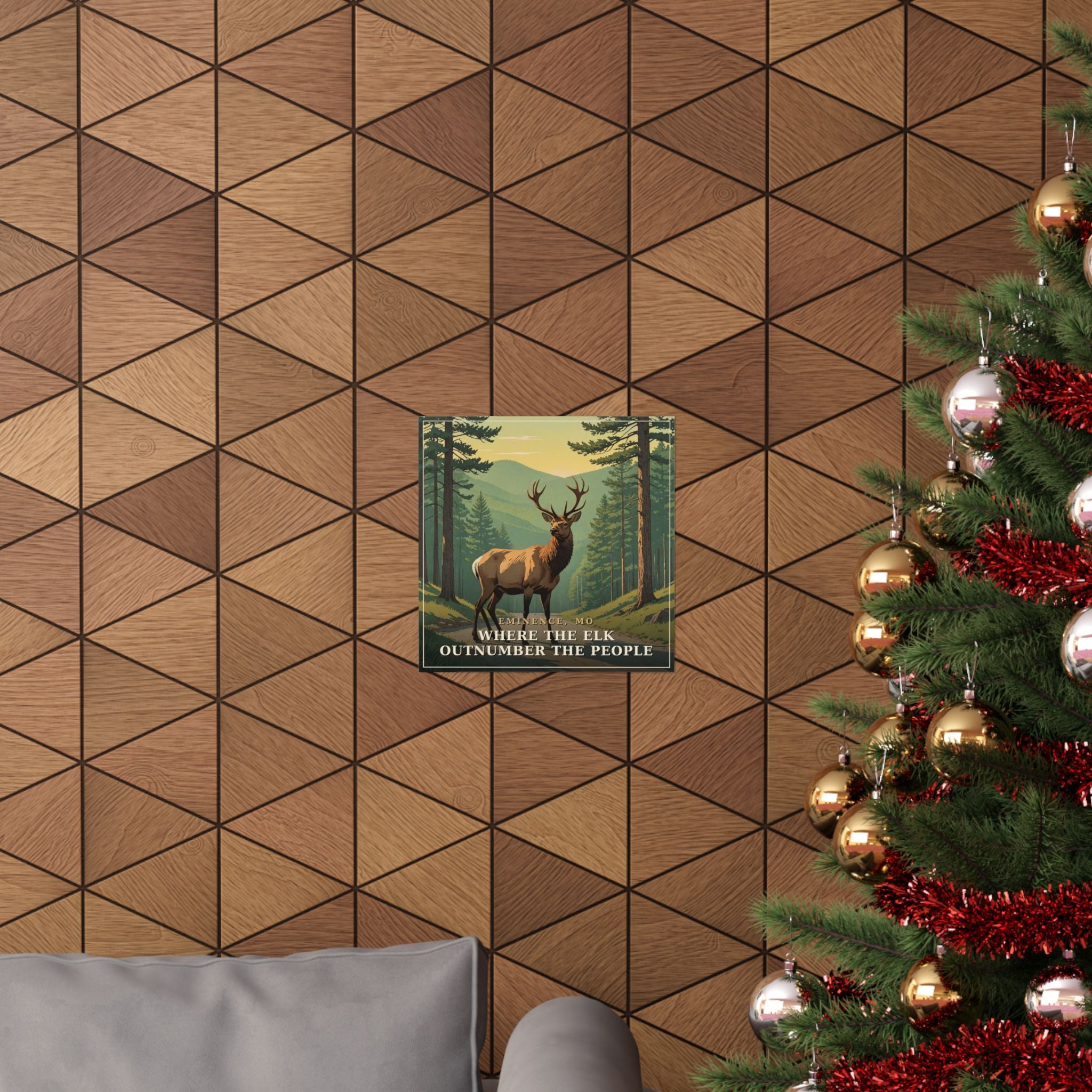 Where the Elk Outnumber the People - The Ozarks Poster | Corner & County