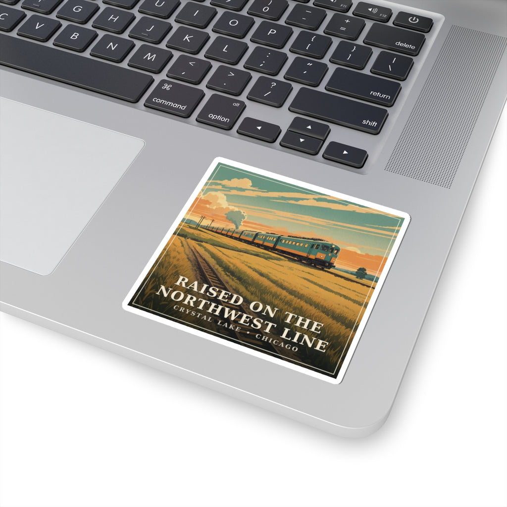 Raised on the Northwest Line - Crystal Lake Sticker | Corner & County