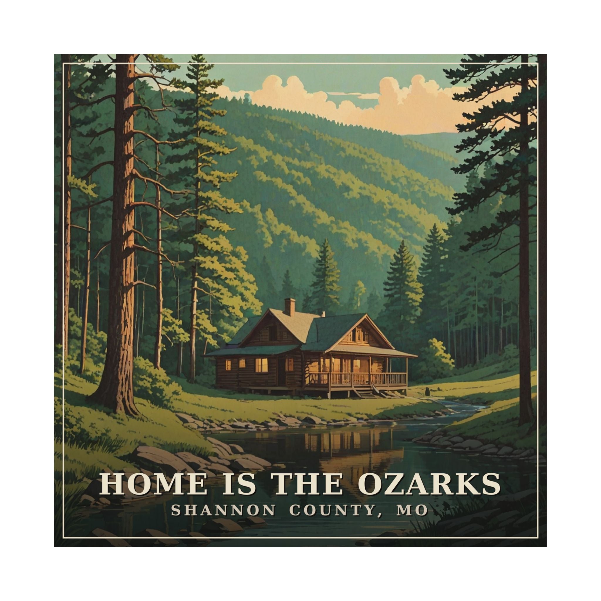 Home is the Ozarks - The Ozarks Poster | Corner & County