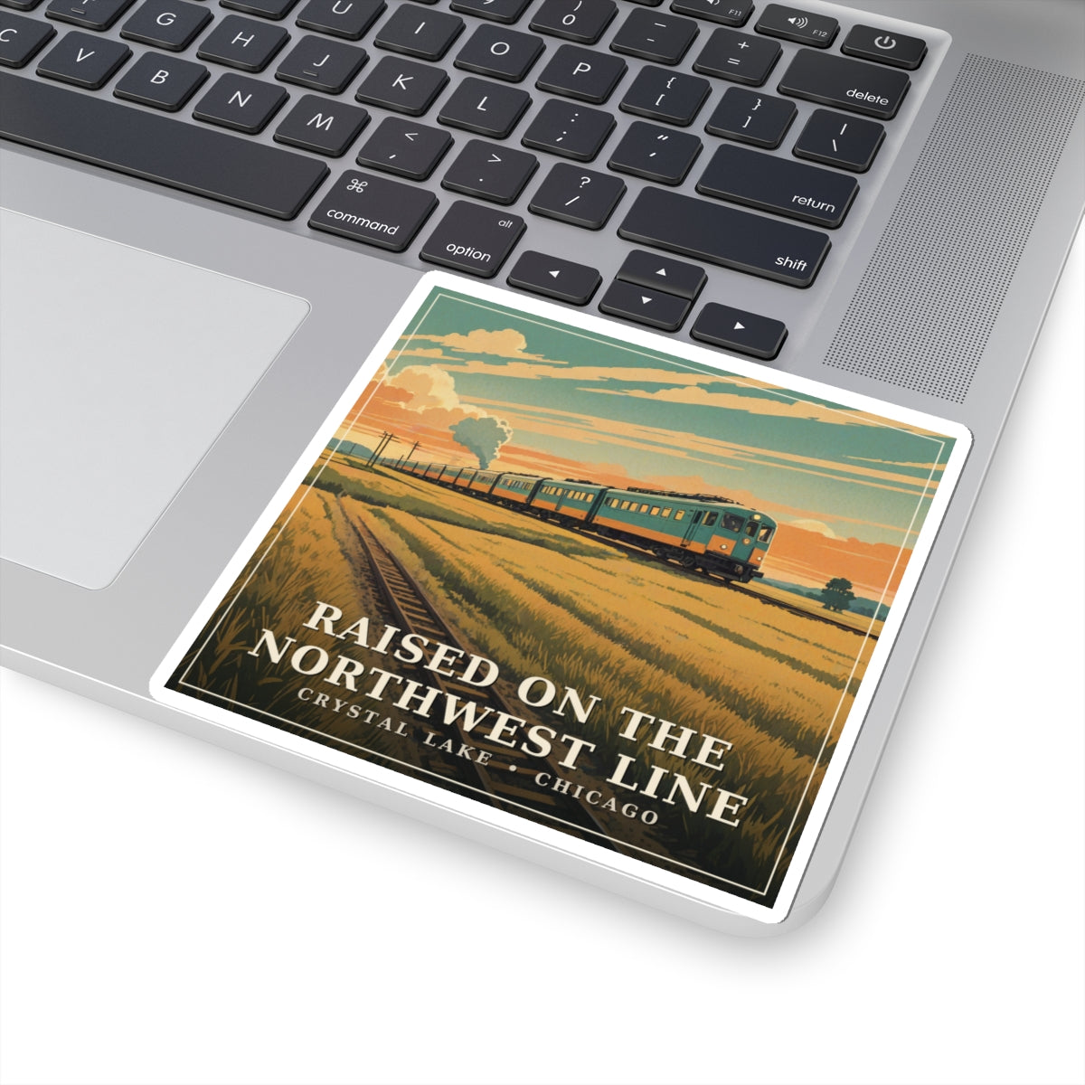 Raised on the Northwest Line - Crystal Lake Sticker | Corner & County