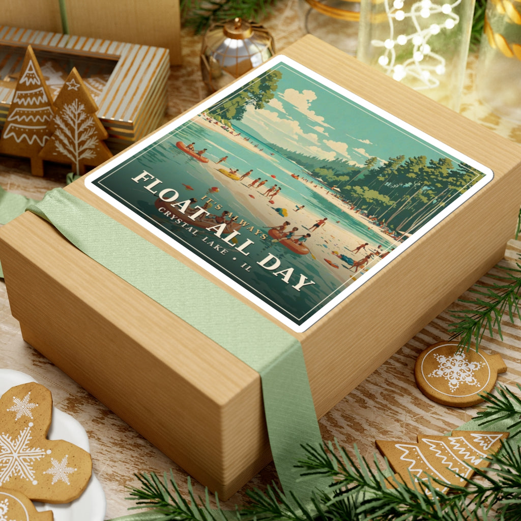 Float All Day - Crystal Lake Sticker | Corner & County