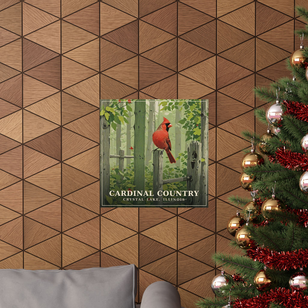 Cardinal Country - Crystal Lake Poster | Corner & County