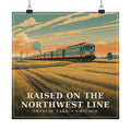 Raised on the Northwest Line - Crystal Lake Poster | Corner & County